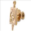 Picture of 10KY Kappa Gamma Pi Key With Lapel Tac